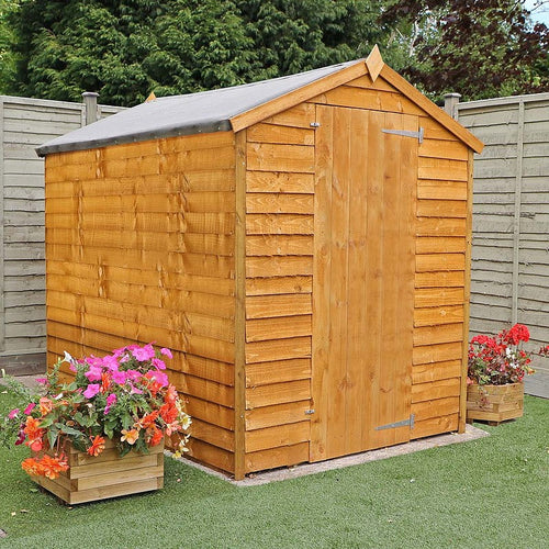 Shiplap Apex Single Door Wooden Shed