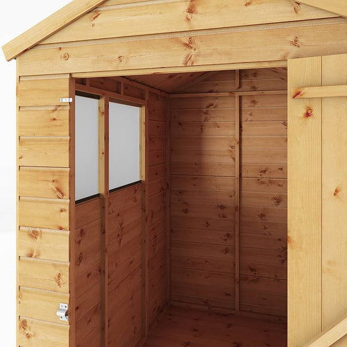 Shiplap Apex Single Door Wooden Shed