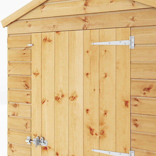 Shiplap Apex Single Door Wooden Shed