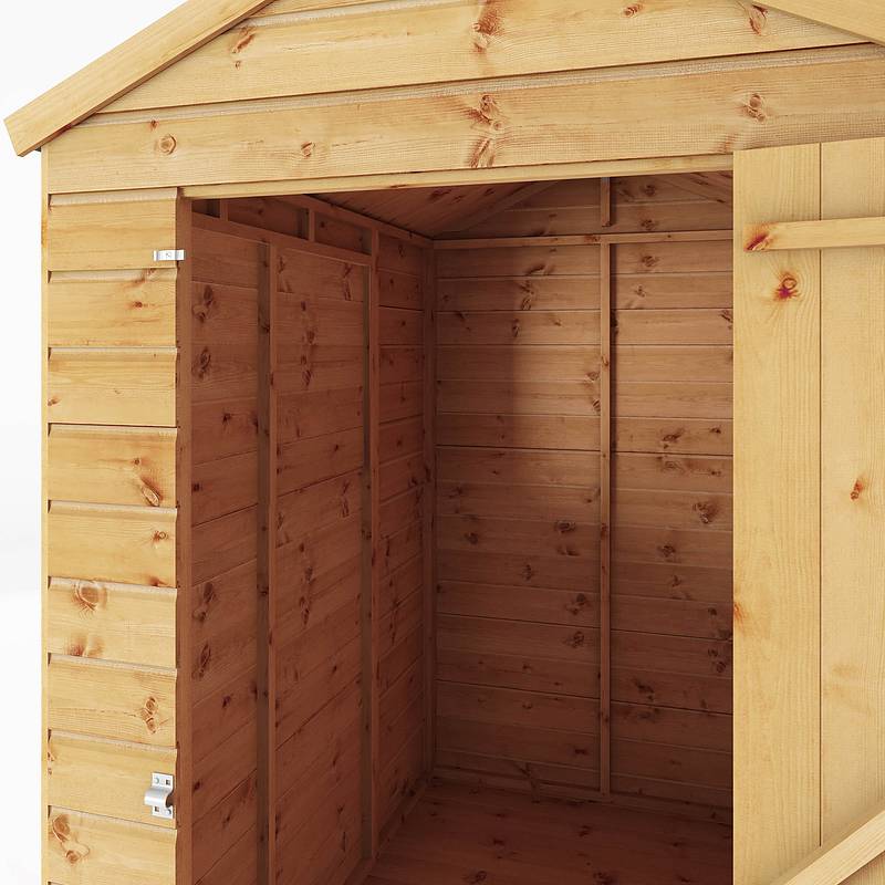 Shiplap Apex Single Door Wooden Shed
