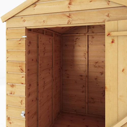 Shiplap Apex Single Door Wooden Shed
