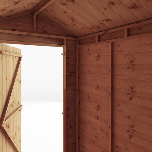 Shiplap Apex Single Door Wooden Shed
