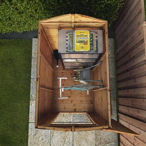 Shiplap Apex Single Door Wooden Shed