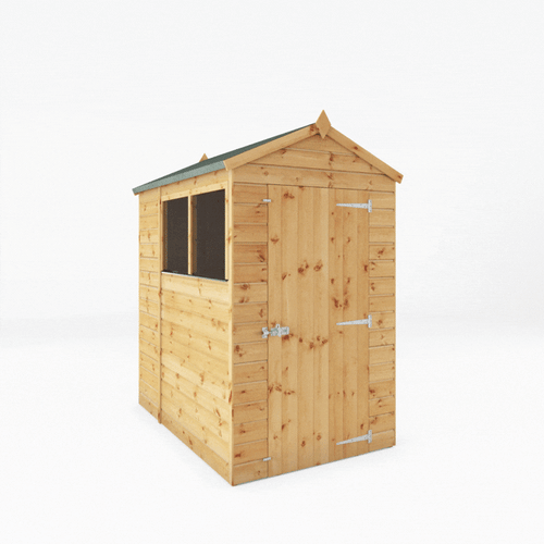 Shiplap Apex Single Door Wooden Shed