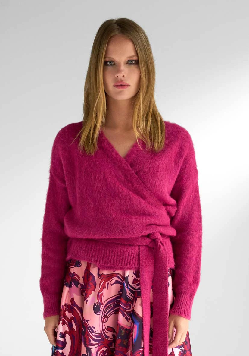 MIss Goodlife Pullover Cache Couer Big Heart – berry
