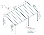 Canopia by Palram Sierra Patio Cover - White
