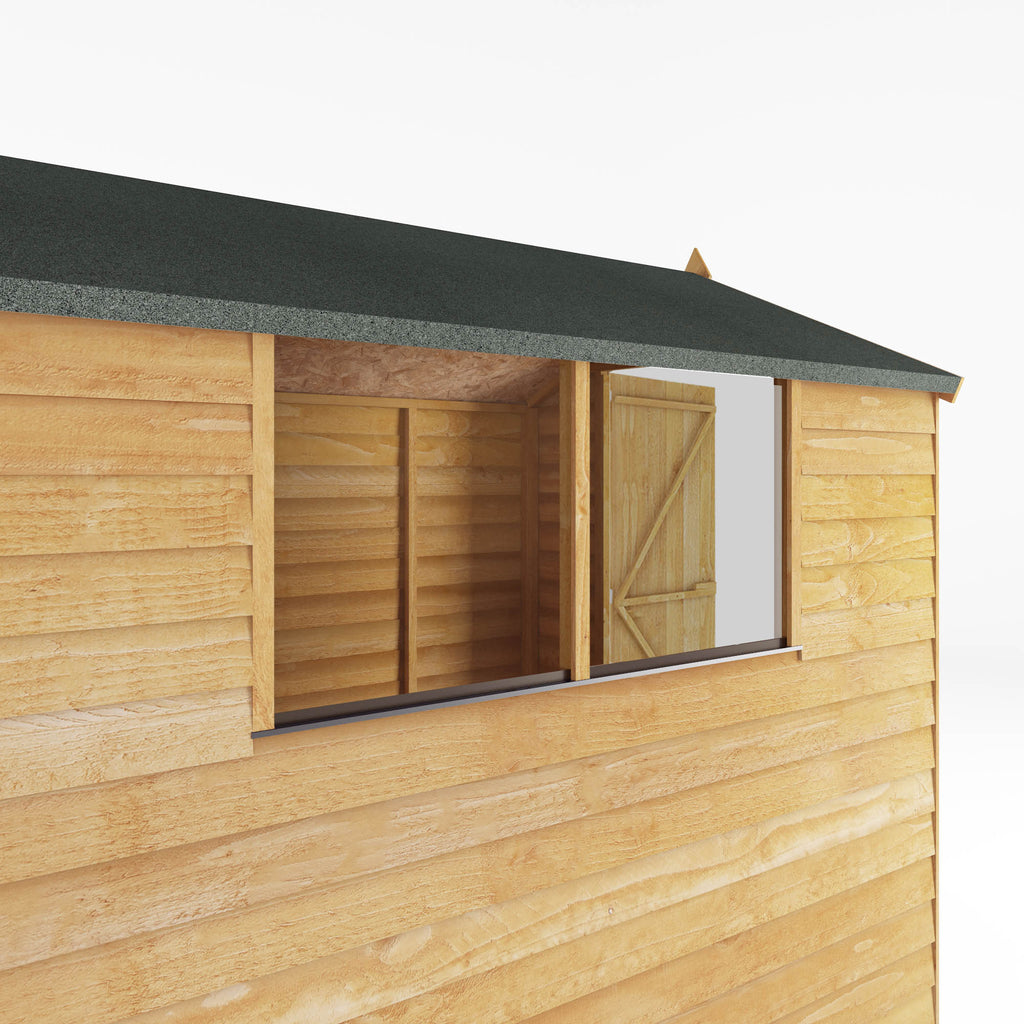 Shiplap Apex Single Door Wooden Shed