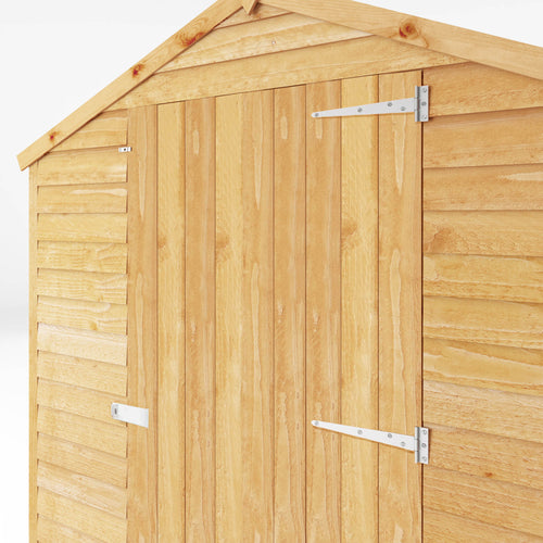 Shiplap Apex Single Door Wooden Shed