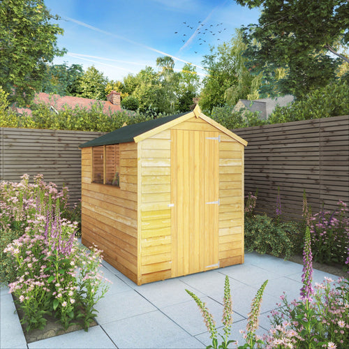Shiplap Apex Single Door Wooden Shed