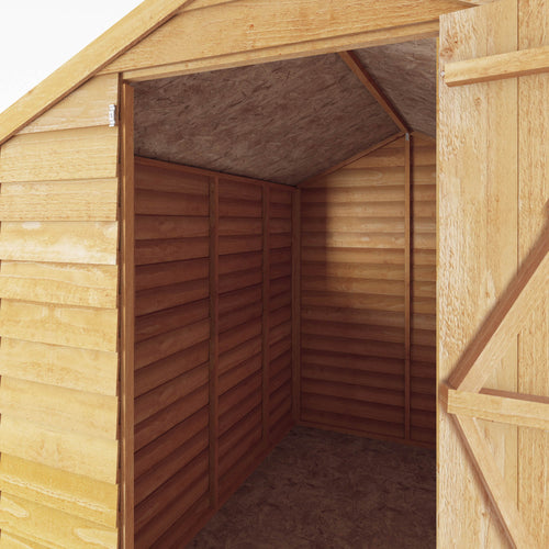Shiplap Apex Single Door Wooden Shed