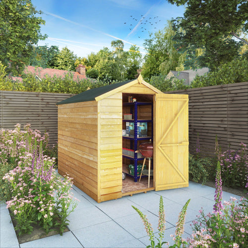 Shiplap Apex Single Door Wooden Shed
