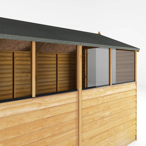 Shiplap Apex Single Door Wooden Shed