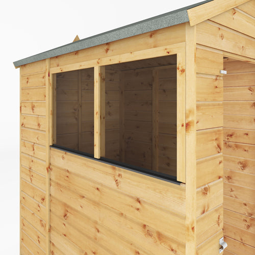 Shiplap Apex Single Door Wooden Shed