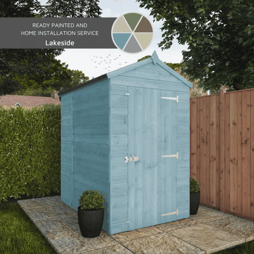 Shiplap Apex Single Door Wooden Shed