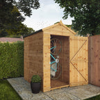 Shiplap Apex Single Door Wooden Shed