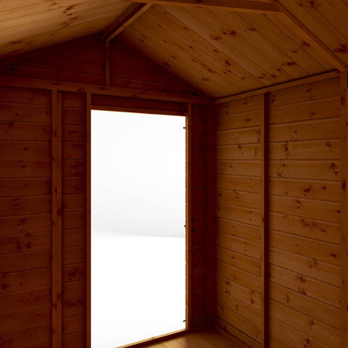 Shiplap Apex Single Door Wooden Shed