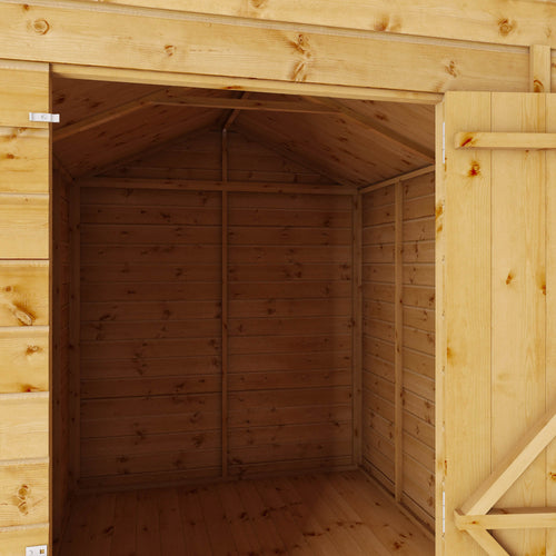 Shiplap Apex Single Door Wooden Shed
