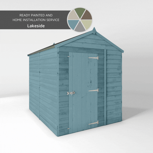 Shiplap Apex Single Door Wooden Shed