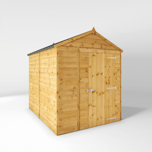 Shiplap Apex Single Door Wooden Shed