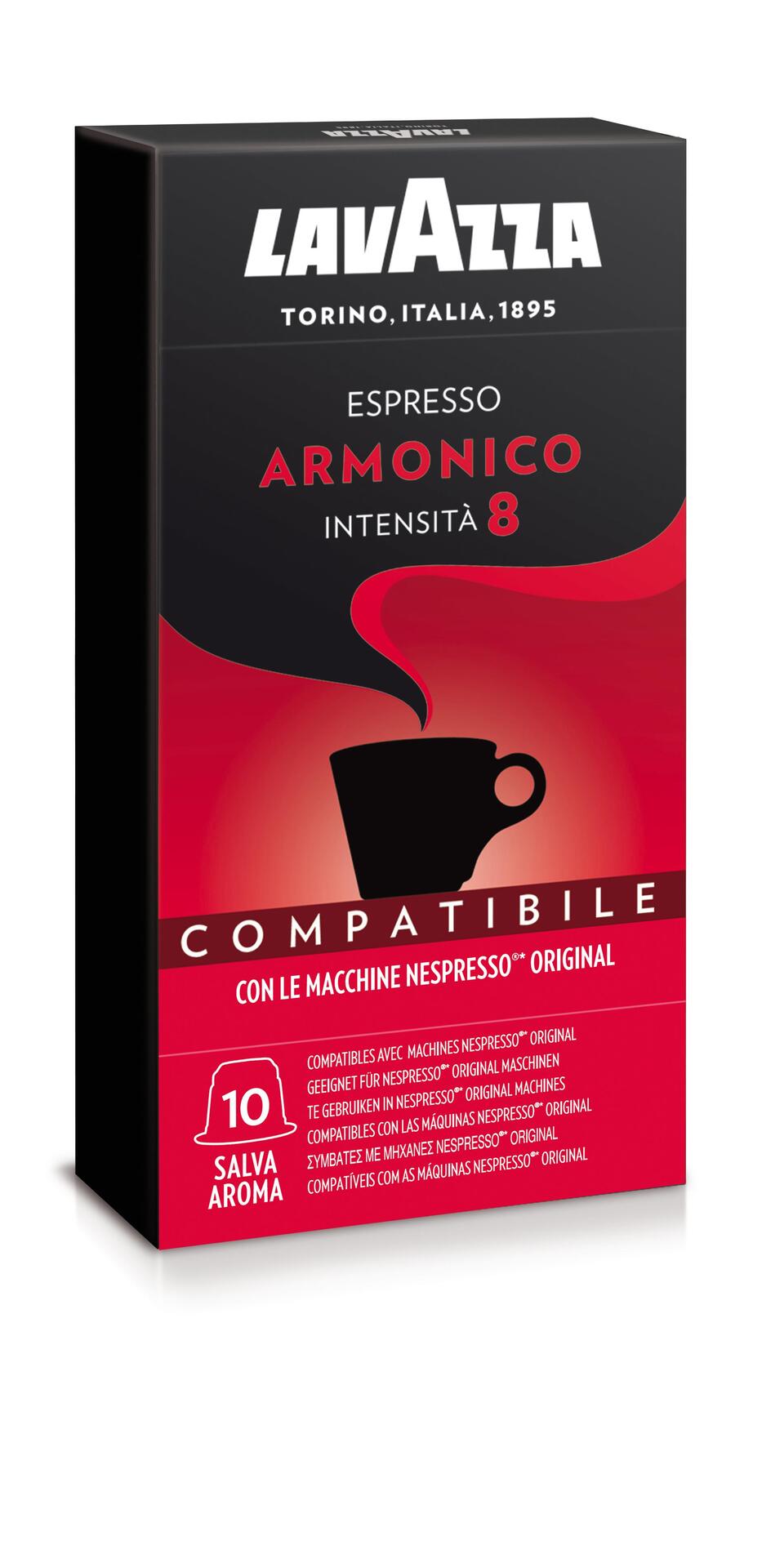 Lavazza Armonico - Nespresso съвместими капсули - 10 броя
