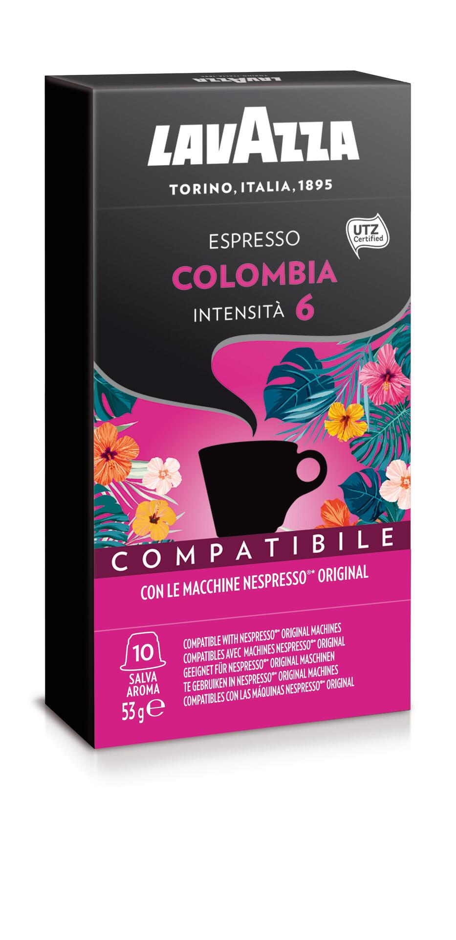 Lavazza Colombia - Nespresso съвместими капсули - 10 броя