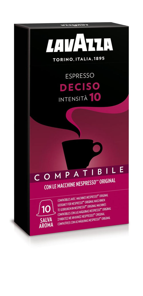 Lavazza Deciso - капсули съвместими с Nespresso - 10 брoя