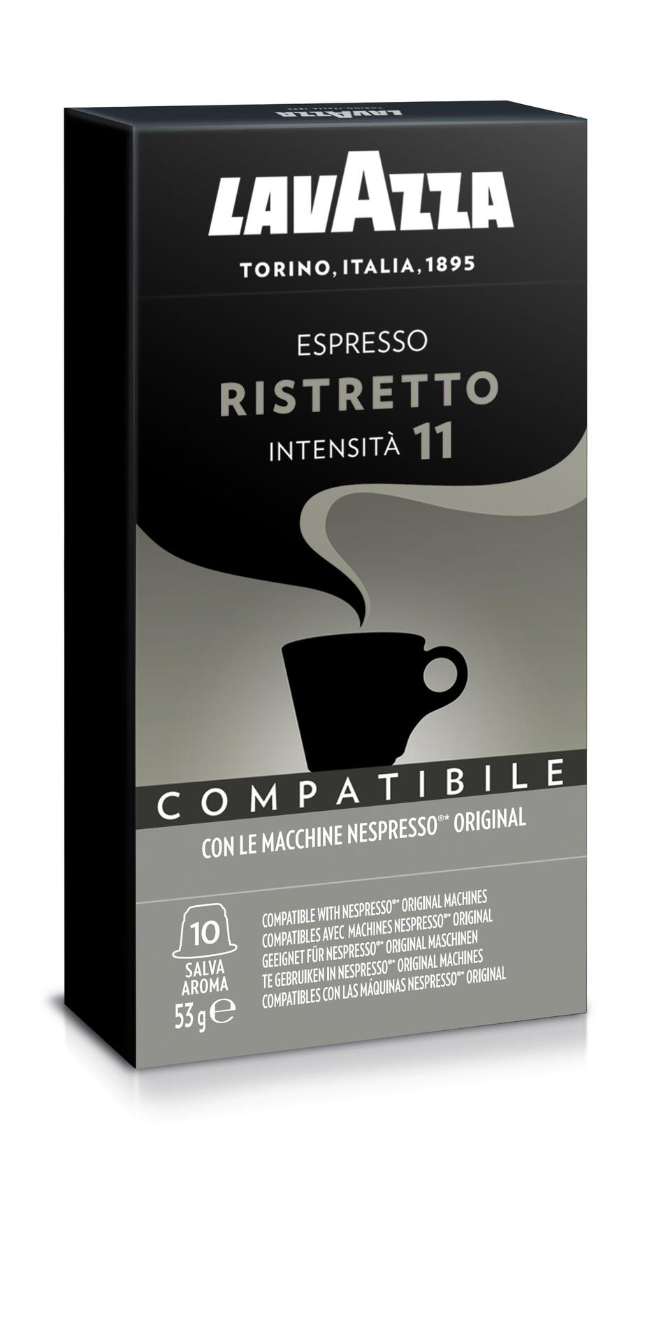 Lavazza Ristretto - Nespresso съвместими капсули - 10 броя